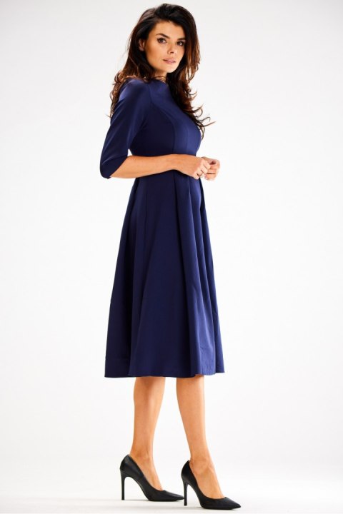 Sukienka Model A620 Navy - awama Awama Sukienka Model A620 Navy - awama Awama