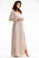 Sukienka Model A626 Beige - awama Awama Sukienka Model A626 Beige - awama Awama