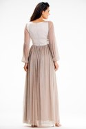 Sukienka Model A626 Beige - awama Awama Sukienka Model A626 Beige - awama Awama