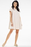 Sukienka Model A635 Beige - awama Awama Sukienka Model A635 Beige - awama Awama