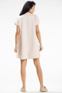 Sukienka Model A635 Beige - awama Awama Sukienka Model A635 Beige - awama Awama