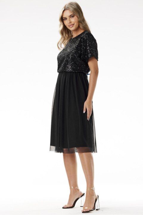 Sukienka Model A689 Black - awama Awama Sukienka Model A689 Black - awama Awama