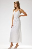 Sukienka Model A697 White - awama Awama Sukienka Model A697 White - awama Awama