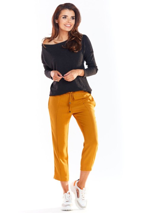 Sweter Damski Model A333 Black - awama Awama Sweter Damski Model A333 Black - awama Awama