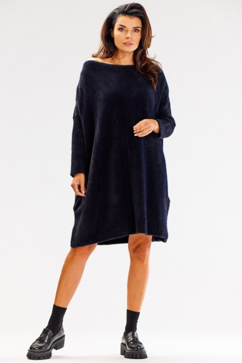 Sweter Damski Model A618 Black - awama Awama Sweter Damski Model A618 Black - awama Awama