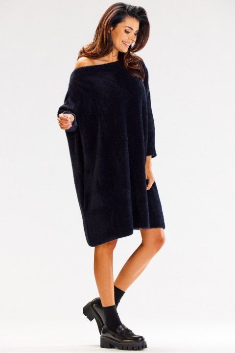 Sweter Damski Model A618 Black - awama Awama Sweter Damski Model A618 Black - awama Awama
