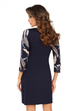 Koszulka nocna Koszula Nocna Model Helen II Dark Blue - Donna Donna