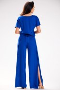 Spodnie Damskie Model A589 Blue - awama Awama Spodnie Damskie Model A589 Blue - awama Awama