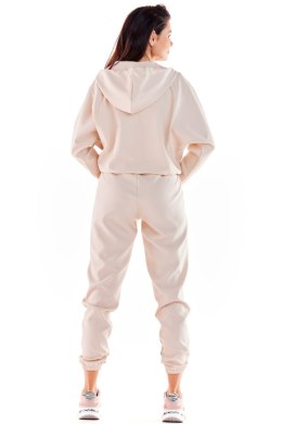 Spodnie Dresowe Model A591 Beige - awama Awama