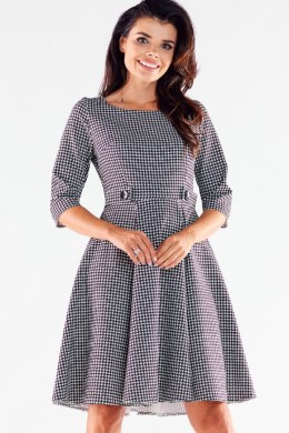Sukienka Model A520 Houndstooth - awama Awama