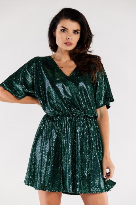 Sukienka Model A561 Green Dots - awama Awama Sukienka Model A561 Green Dots - awama Awama