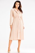 Sukienka Model A604 Beige - awama Awama Sukienka Model A604 Beige - awama Awama