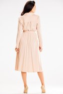 Sukienka Model A604 Beige - awama Awama Sukienka Model A604 Beige - awama Awama