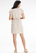 Sukienka Model A646 Beige - awama Awama Sukienka Model A646 Beige - awama Awama