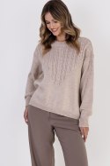 Sweter Damski Model SWE322 Beige - MKM MKM
