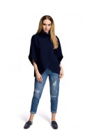 Bluzka Model MOE372 Navy - Moe Moe Bluzka Model MOE372 Navy - Moe Moe