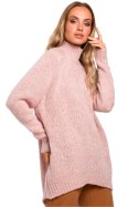 Golf Damski Model MOE468 Powder Pink - Moe Moe Golf Damski Model MOE468 Powder Pink - Moe Moe