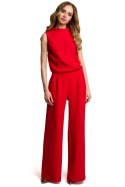 Kombinezon Damski Model MOE382 Red - Moe Moe Kombinezon Damski Model MOE382 Red - Moe Moe