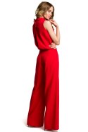 Kombinezon Damski Model MOE382 Red - Moe Moe Kombinezon Damski Model MOE382 Red - Moe Moe