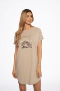 Koszulka nocna Koszula Nocna Model Apparel 41312-88X Beige - Henderson Henderson Koszulka nocna Koszula Nocna Model Apparel 41312-88X Beige - Henderson Henderson