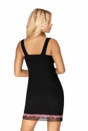 Koszulka nocna Koszula Nocna Model Clara Black - Donna Donna Koszulka nocna Koszula Nocna Model Clara Black - Donna Donna
