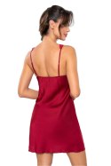 Koszulka nocna Koszula Nocna Model Mari Bordo - Donna Donna Koszulka nocna Koszula Nocna Model Mari Bordo - Donna Donna