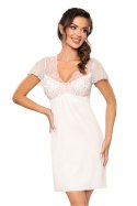 Koszulka nocna Koszula Nocna Model Perla Ecru - Donna Donna Koszulka nocna Koszula Nocna Model Perla Ecru - Donna Donna