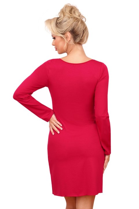 Koszulka nocna Koszula Nocna Model Silvana Long Wine - Donna Donna Koszulka nocna Koszula Nocna Model Silvana Long Wine - Donna Donna