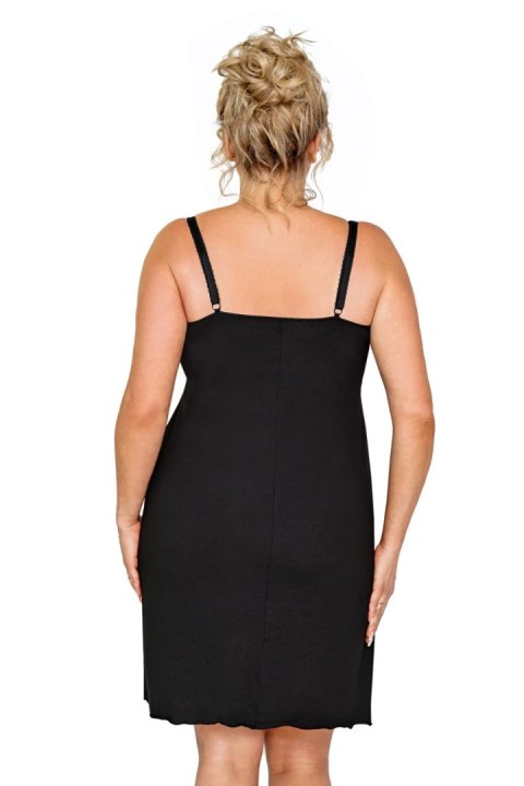 Koszulka nocna Koszulka Model Candy Plus Black - Donna Donna Koszulka nocna Koszulka Model Candy Plus Black - Donna Donna