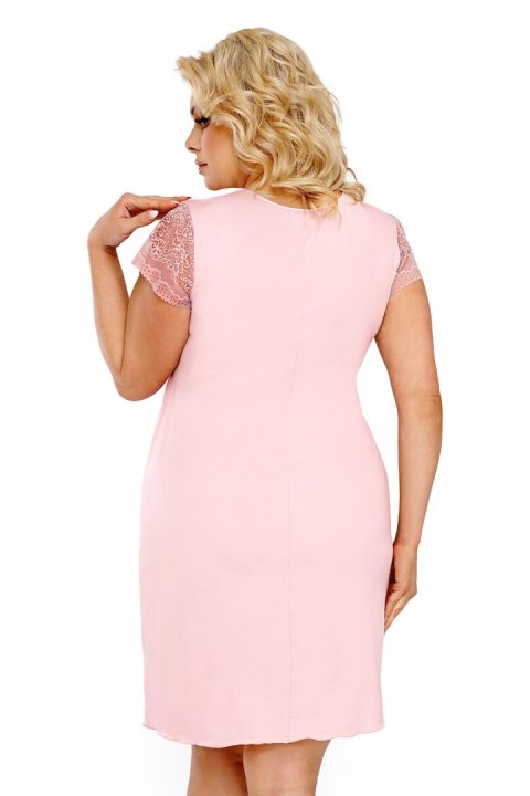 Koszulka nocna Koszulka Model Celine Plus Power Pink - Donna Donna Koszulka nocna Koszulka Model Celine Plus Power Pink - Donna Donna