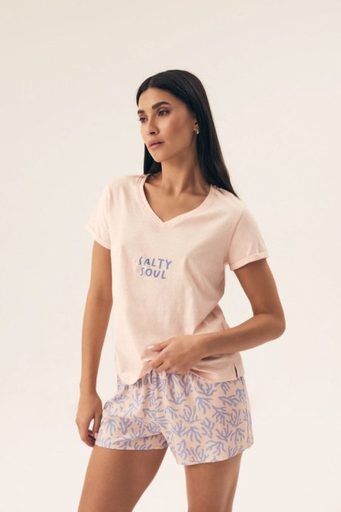 Piżama Damska Model Nadar 42669-24X Pink/Blue - Henderson Henderson Piżama Damska Model Nadar 42669-24X Pink/Blue - Henderson Henderson