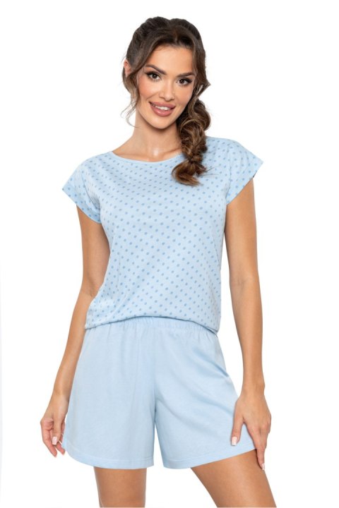 Piżama Damska Model SKY 1/2 Blue - Donna Donna Piżama Damska Model SKY 1/2 Blue - Donna Donna