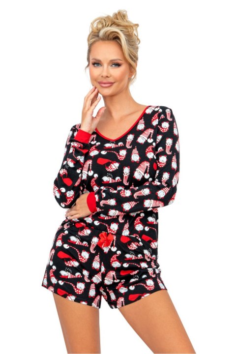 Piżama Damska Model Santi II Black - Donna Donna Piżama Damska Model Santi II Black - Donna Donna