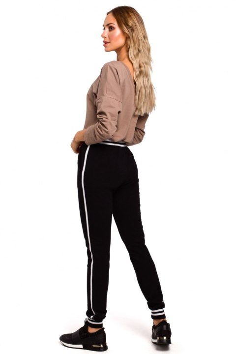 Spodnie Damskie Model MOE460 Black - Moe Moe Spodnie Damskie Model MOE460 Black - Moe Moe