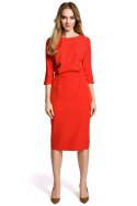 Sukienka Model MOE360 Red - Moe Moe Sukienka Model MOE360 Red - Moe Moe
