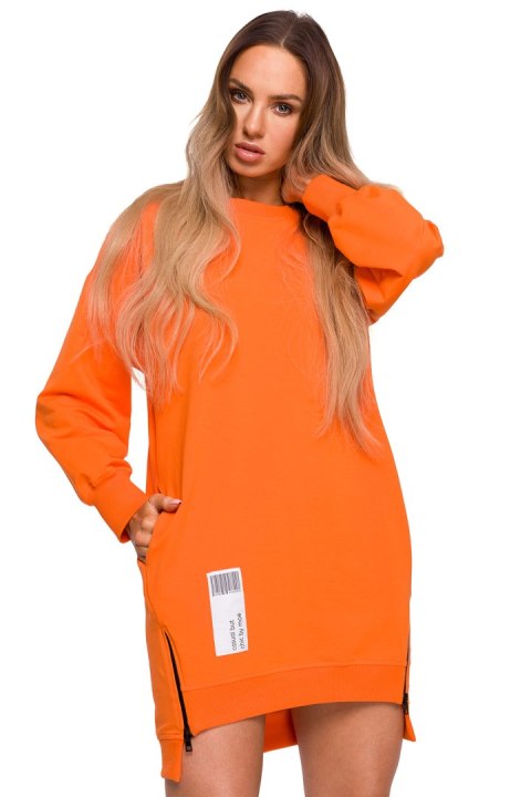 Sukienka Model MOE676 Orange - Moe Moe Sukienka Model MOE676 Orange - Moe Moe
