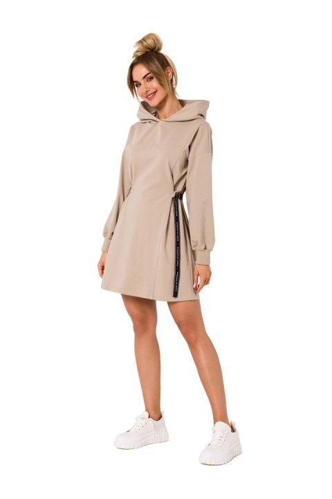 Sukienka Model MOE730 Beige - Moe Moe Sukienka Model MOE730 Beige - Moe Moe