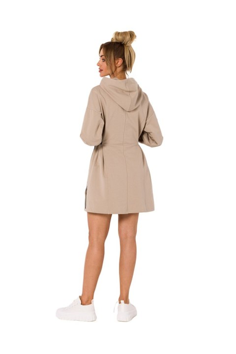 Sukienka Model MOE730 Beige - Moe Moe Sukienka Model MOE730 Beige - Moe Moe