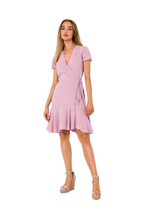 Sukienka Model MOE741 Dirty Pink - Moe Moe Sukienka Model MOE741 Dirty Pink - Moe Moe