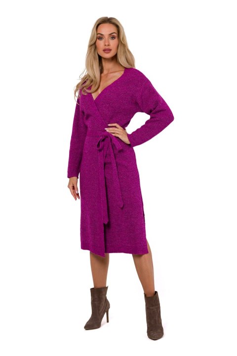 Sukienka Model MOE772 Malina - Moe Moe Sukienka Model MOE772 Malina - Moe Moe