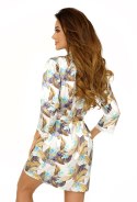 Szlafrok Damski Model Eris Ecru - Donna Donna Szlafrok Damski Model Eris Ecru - Donna Donna
