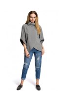 Bluzka Model MOE372 Grey - Moe Moe Bluzka Model MOE372 Grey - Moe Moe