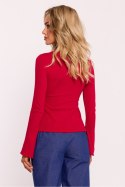 Bluzka Model MOE806 Red - Moe Moe Bluzka Model MOE806 Red - Moe Moe