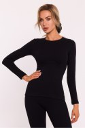 Bluzka Model MOE817 Black - Moe Moe Bluzka Model MOE817 Black - Moe Moe
