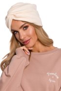 Czapka Model MOE601 Śmietana - Moe Moe Czapka Model MOE601 Śmietana - Moe Moe