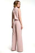 Kombinezon Damski Model MOE382 Powder Pink - Moe Moe Kombinezon Damski Model MOE382 Powder Pink - Moe Moe