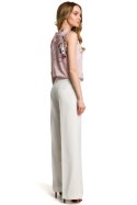 Spodnie Damskie Model MOE378 Ecru - Moe Moe Spodnie Damskie Model MOE378 Ecru - Moe Moe
