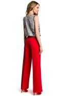 Spodnie Damskie Model MOE378 Red - Moe Moe Spodnie Damskie Model MOE378 Red - Moe Moe