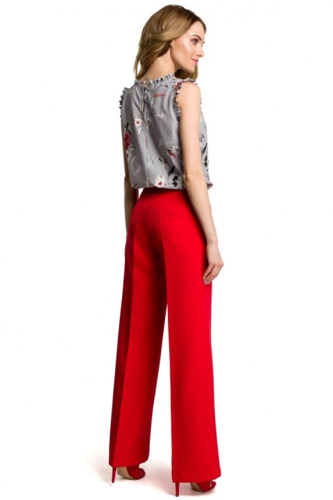 Spodnie Damskie Model MOE378 Red - Moe Moe Spodnie Damskie Model MOE378 Red - Moe Moe