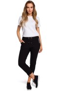 Spodnie Damskie Model MOE411 Black - Moe Moe Spodnie Damskie Model MOE411 Black - Moe Moe